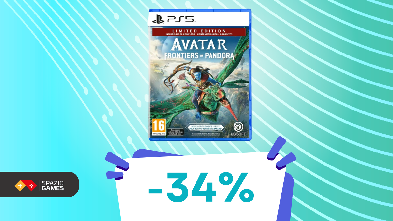 Solca i cielo di Pandora, con Avatar: Frontiers of Pandora! Oggi SCONTATISSIMO! (-34%)