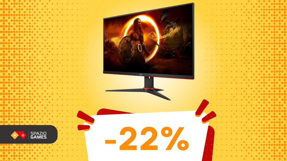 Immagine di AOC Gaming 24G2ZE: prestazioni professionali a un PREZZO IMBATTIBILE! - 22%