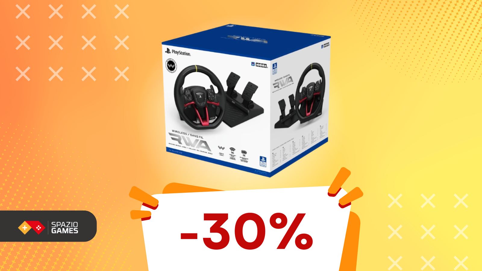 Un'esperienza di guida pazzesca: HORI Racing Wheel Apex è in OFFERTA a soli 118,99€! (-30%)