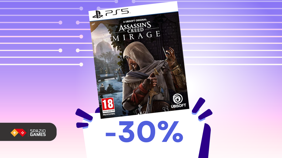 Immagine di Assassin's Creed Mirage per PS5 a soli 24€: si parte per Bagdad!