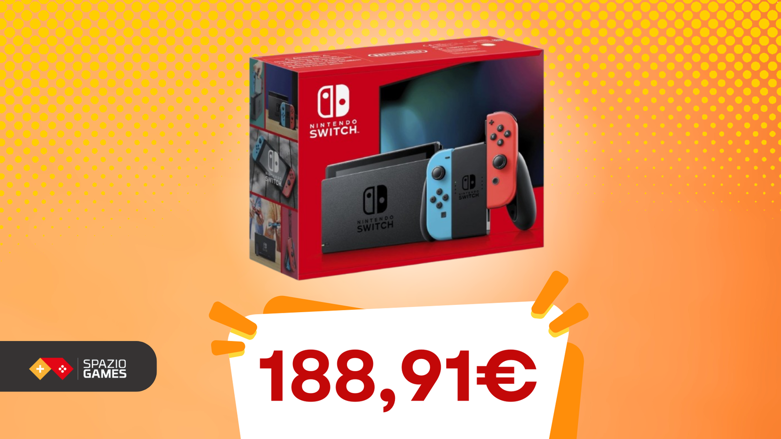 Nintendo Switch a SOLI 188,91€?! Mai visto un prezzo così!