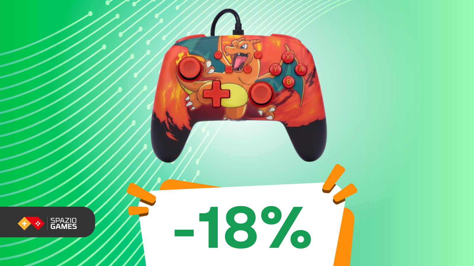 Porta il fuoco di Charizard nelle tue mani con il controller Pokémon: Charizard Vortex, oggi IN SCONTO!