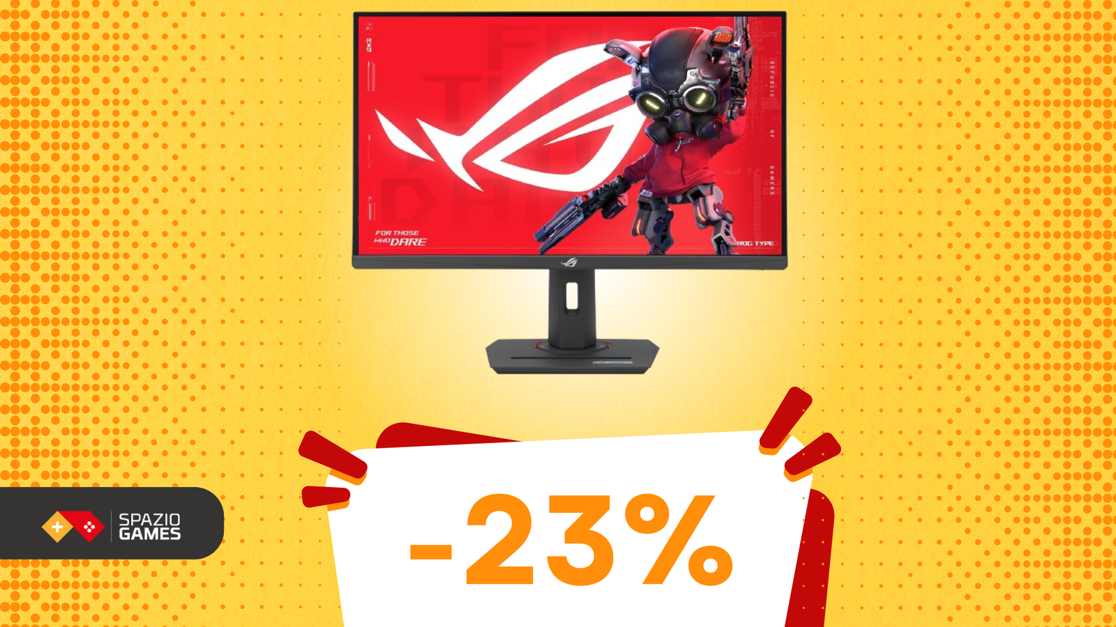 Questo monitor gaming ASUS, perfetto per gli eSports, oggi è SUPER SCONTATO!