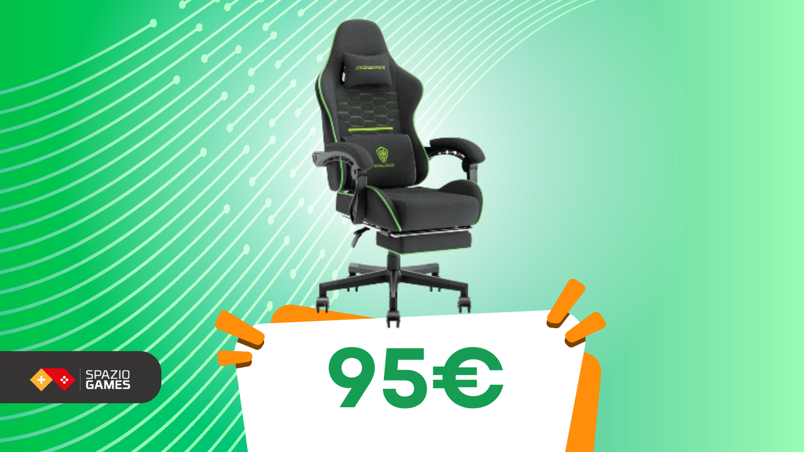 Sedia da gaming Dowinx oggi a soli 95€: è MINIMO STORICO!