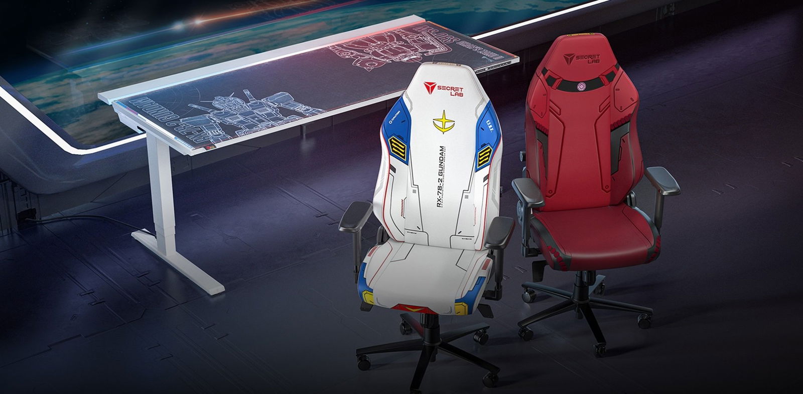 Secretlab svela la Mobile Suit Gundam Collection, per le vostre postazioni di battaglia