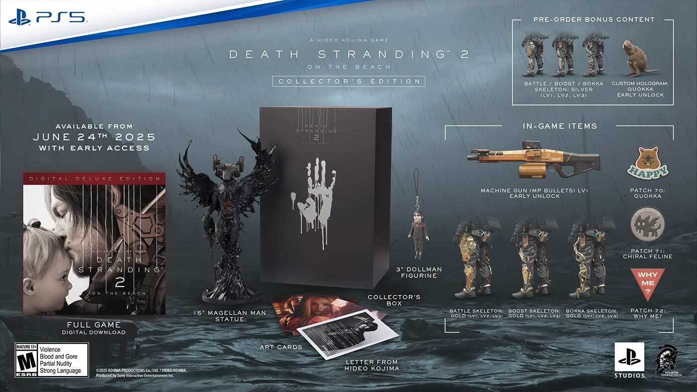 Death Stranding 2 non poteva che avere una Collector's stranissima