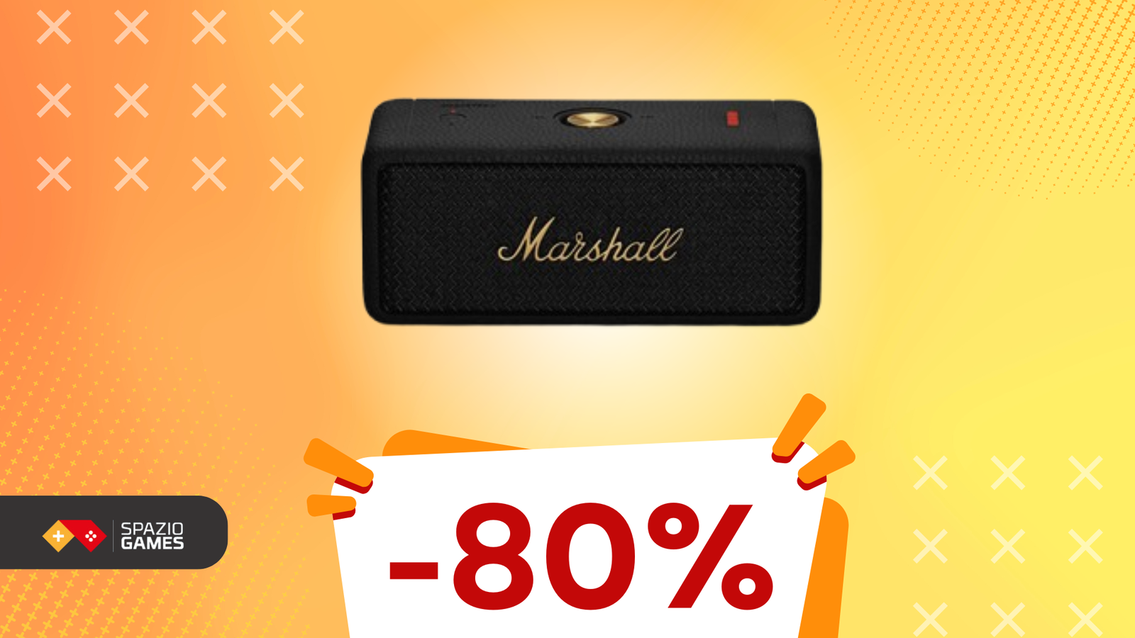 Marshall Emberton II: potenza e stile in un altoparlante compatto, oggi a MENO DI 100€!