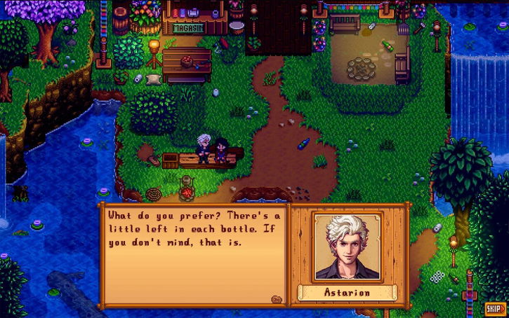 Immagine di Baldur's Gate 3 in Stardew Valley, grazie ad Astarion