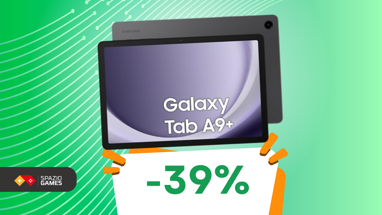 Samsung Galaxy Tab A9+ oggi in SUPER OFFERTA a soli 189€!