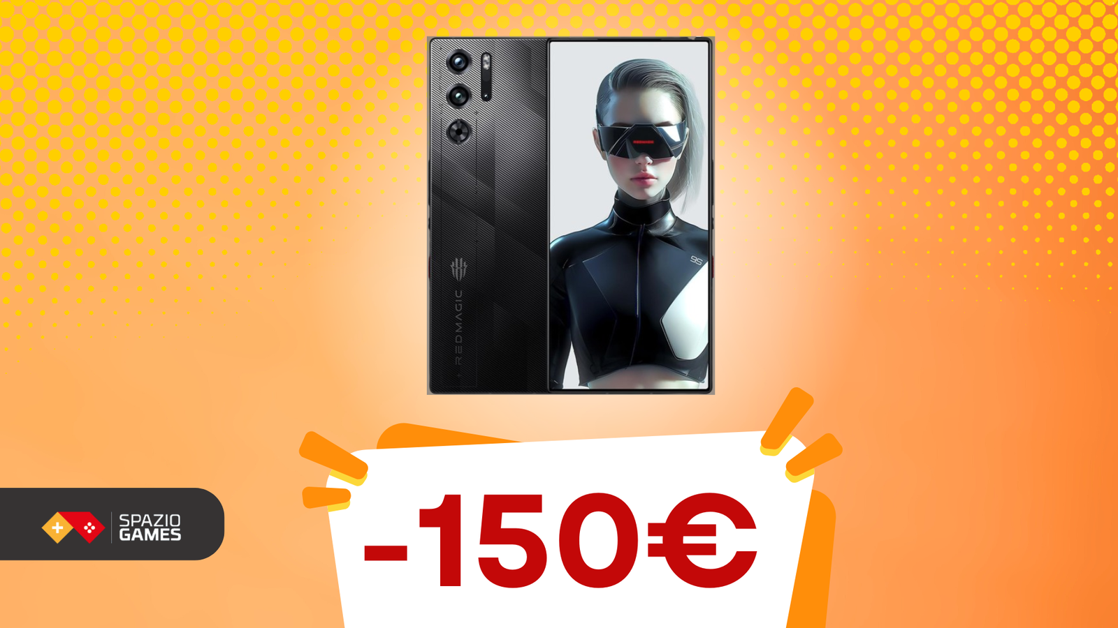 Redmagic 9S Pro, potente smartphone gaming oggi in OFFERTA! -150€