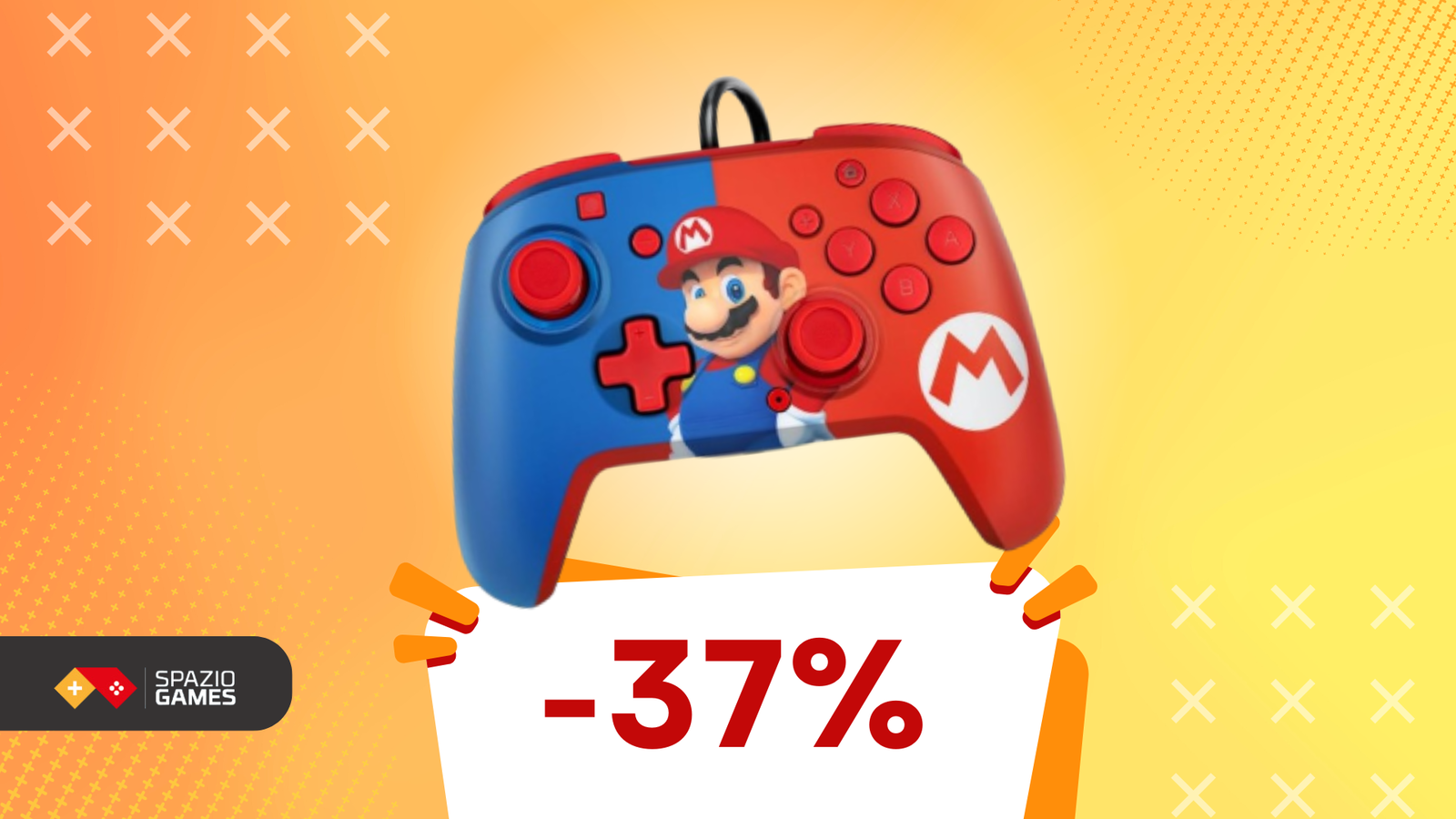 Super Mario è sul vostro controller Switch a soli 22€!