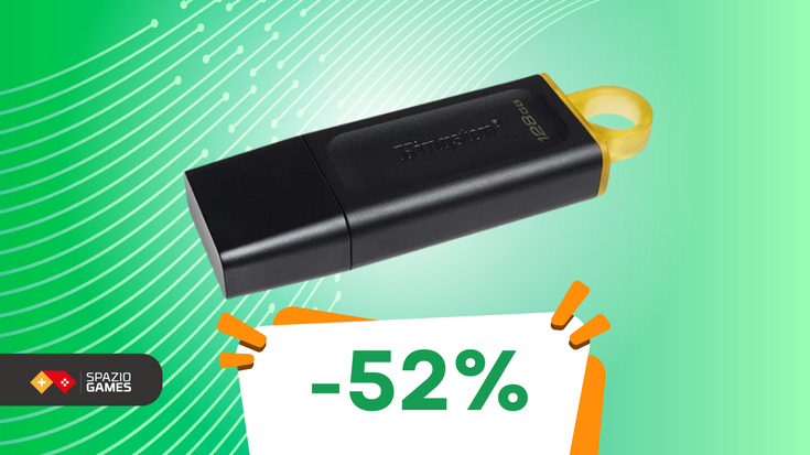 Mai più senza: chiavetta USB da 128GB in OFFERTA a soli 10€!