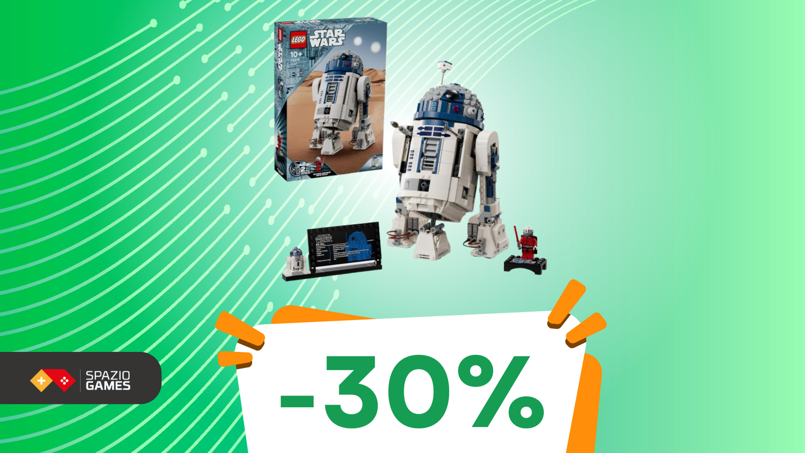 このLEGOセットで象徴的なR2-D2を構築し、30％の割引で！