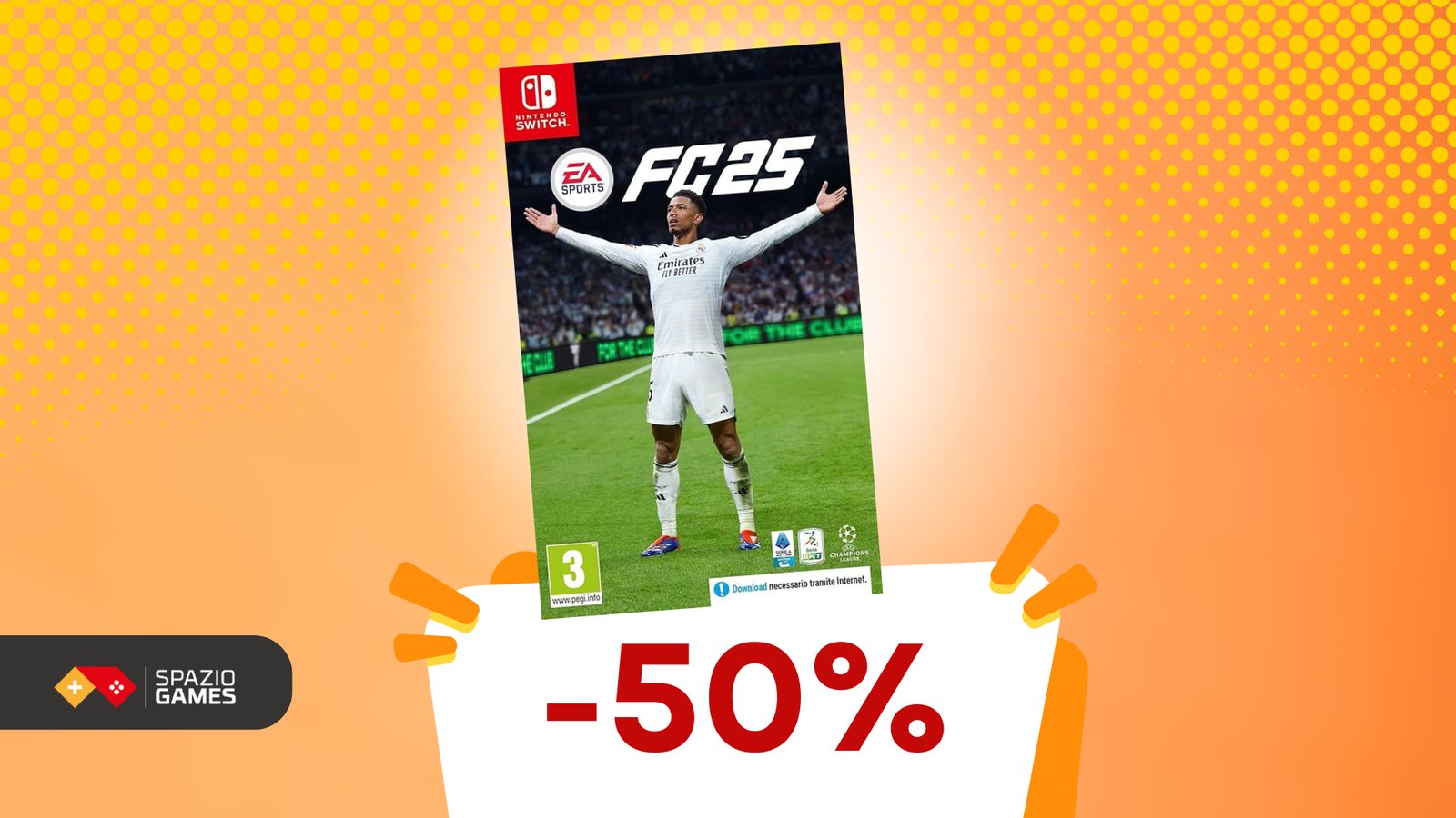 Assolutamente da avere: EA Sports FC 25 per Switch a soli 30€!