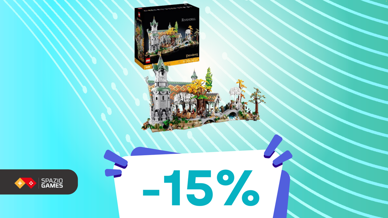Immagine di Costruisci la magia di Gran Burrone con il set LEGO Icons Il Signore degli Anelli in OFFERTA SPECIALE!