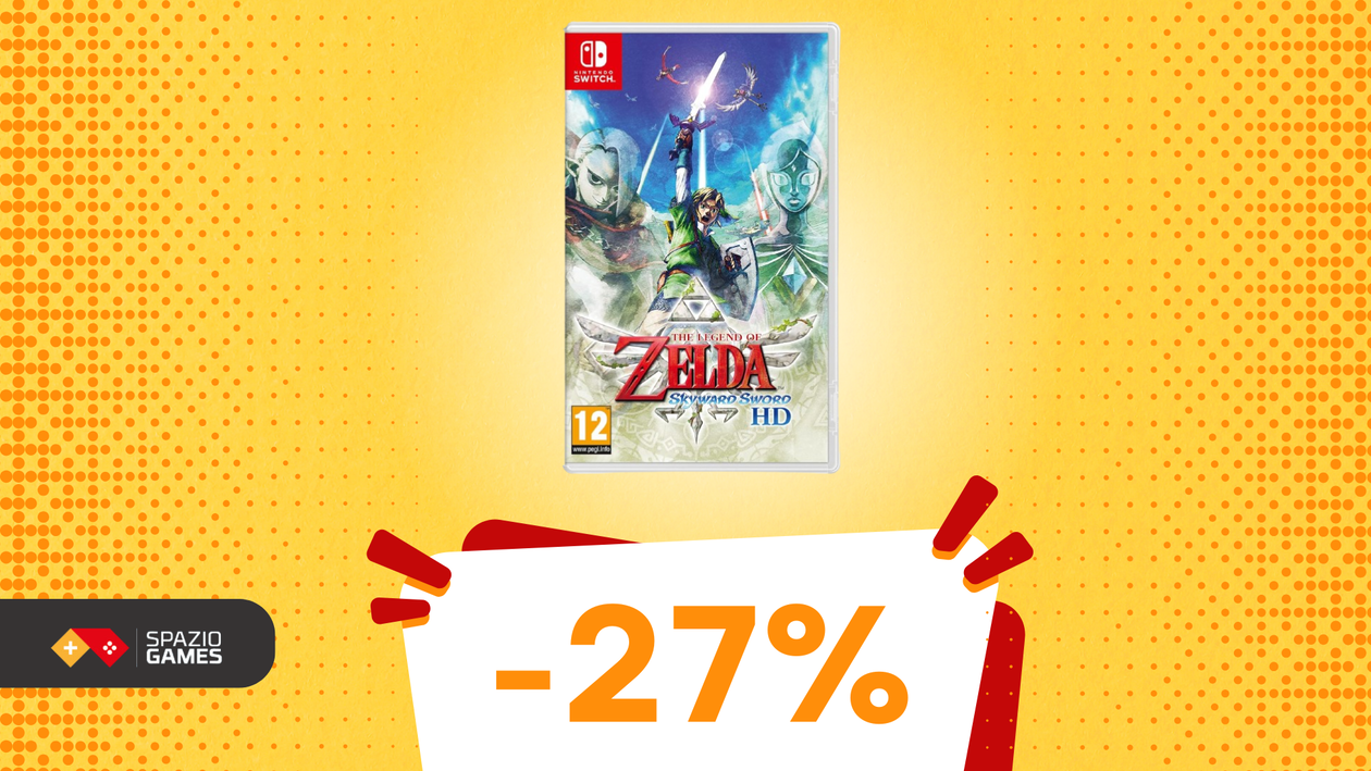 Immagine di The Legend of Zelda: Skyward Sword HD a MENO DI 40€ è l’AFFARE che aspettavi per la tua Switch!