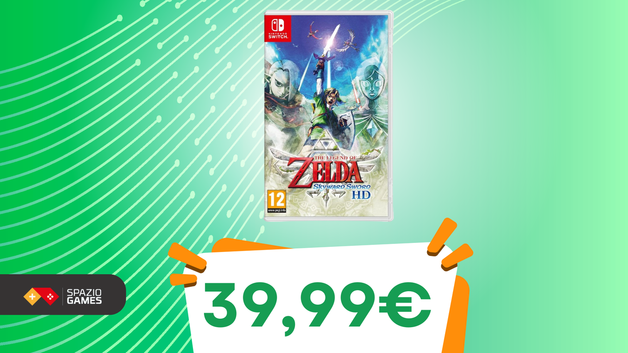 Immagine di The Legend of Zelda: Skyward Sword HD a MENO DI 40€: un classico intramontabile torna in OFFERTA!