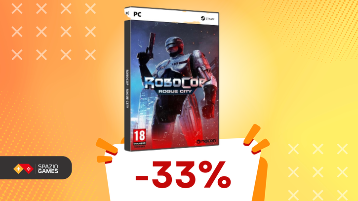 Immagine di Mezza macchina, tutto sconto: Robocop Rogue City a soli 15€!