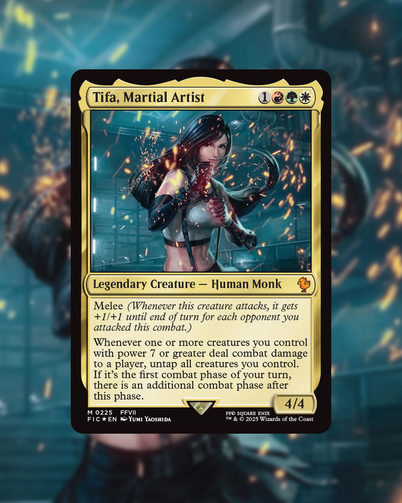 Come sarebbe Tifa se fosse una carta di Magic? Esattamente così