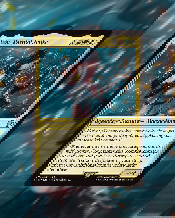Immagine di Come sarebbe Tifa se fosse una carta di Magic? Esattamente così