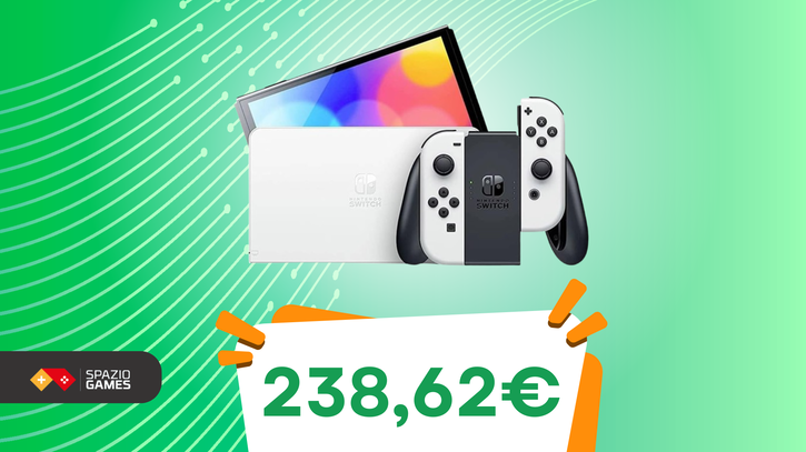 Immagine di Nintendo Switch OLED a MENO DI 240€? L'offerta che aspettavi è finalmente qui!