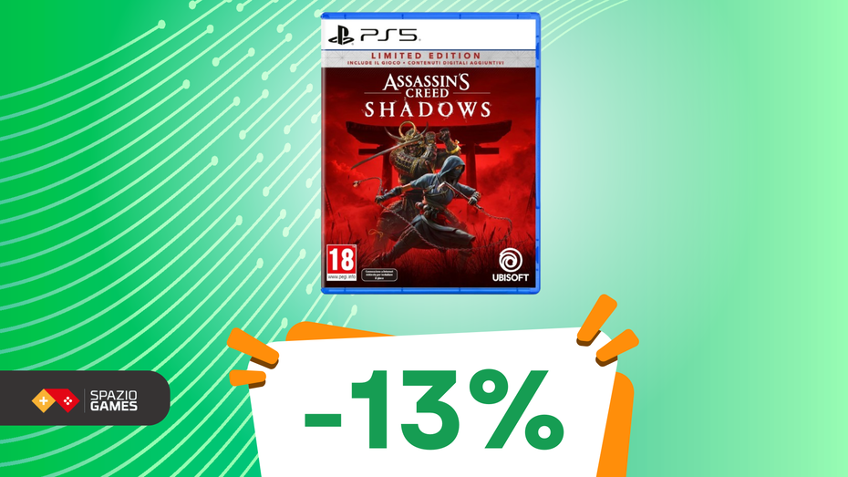 Immagine di Assassin's Creed Shadows Limited Edition: contenuti esclusivi a un PREZZO MAI VISTO!