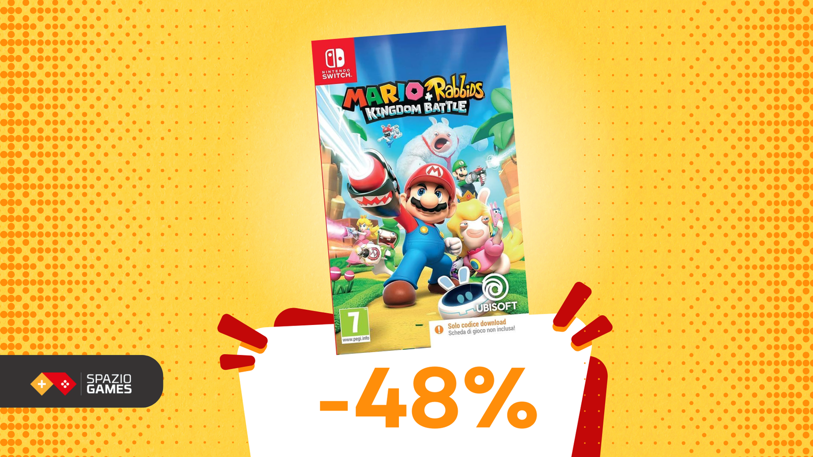 Mario + Rabbids a soli 13€: strategia e risate in un solo colpo!