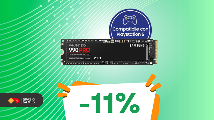 Immagine di Espandi la memoria della tua PS5 con questo SSD Samsung da 2 TB, oggi al MINIMO STORICO!