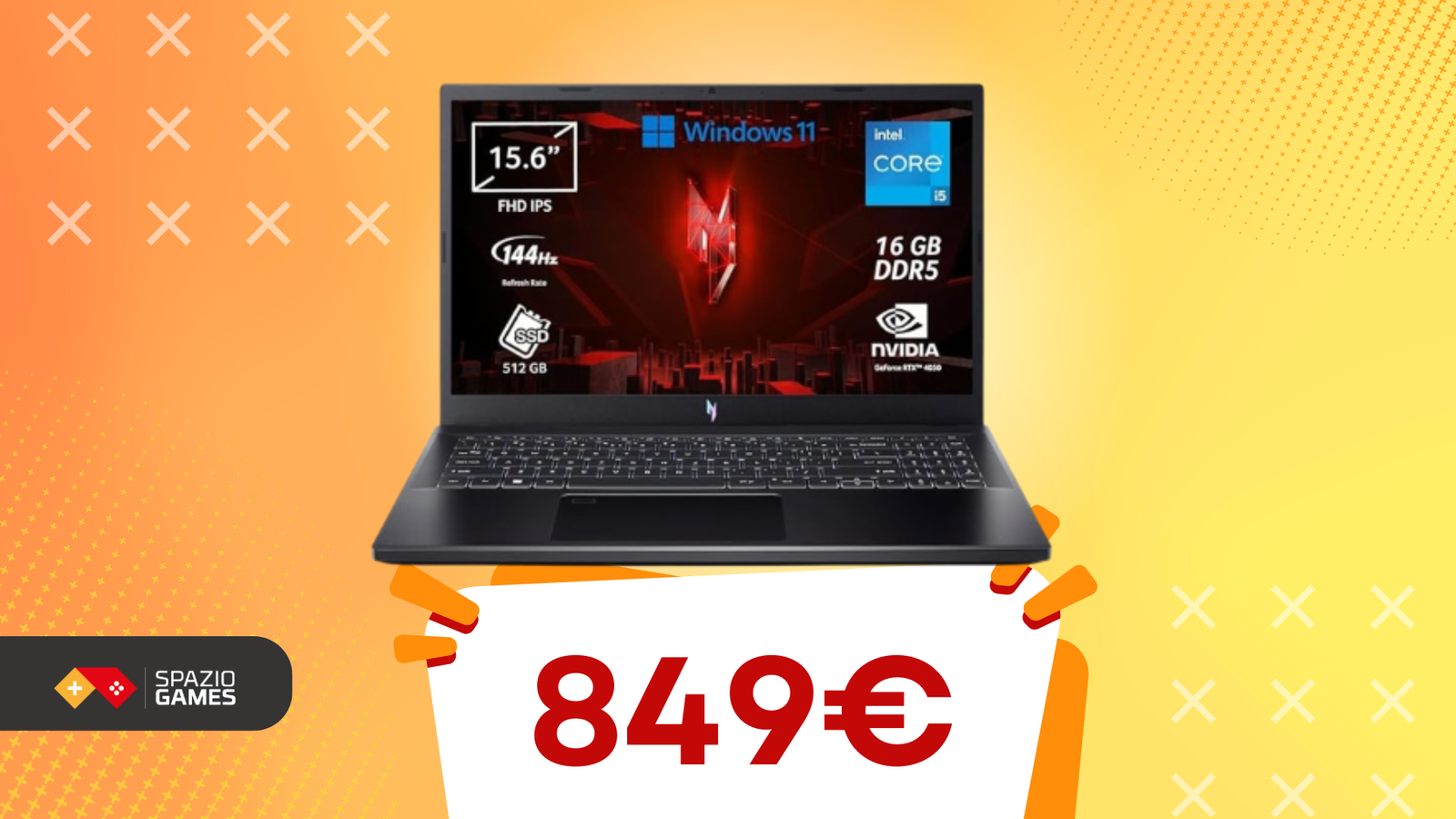 Potenza e velocità in ogni partita con questo notebook Acer!