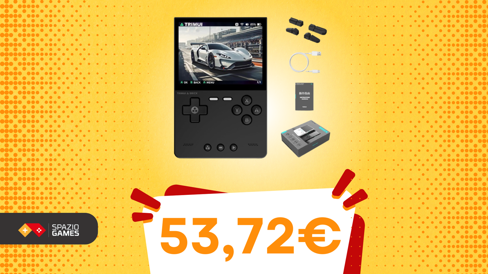Porta con te la nostalgia: questa retroconsole portatile può essere tua a MENO DI 54€!