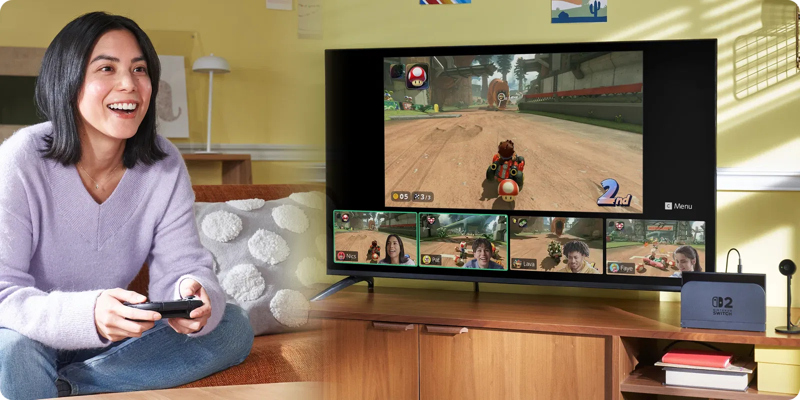 Nintendo ascolterà tutte le vostre chiamate su Switch 2