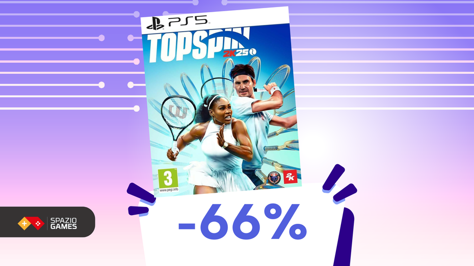 Immagine di Game, set, match... e sconto! TopSpin 2K25 per PS5 a soli 26€!