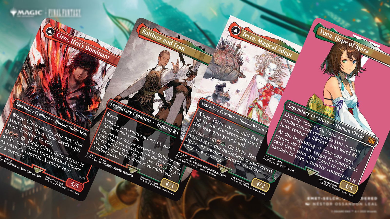 Wizards svela una valanga di nuove carte di Magic x Final Fantasy