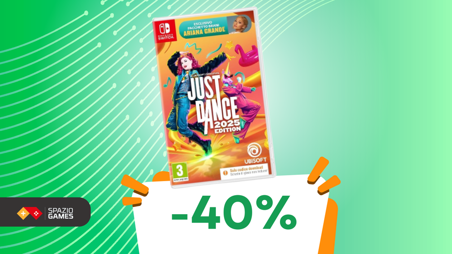 Immagine di Just Dance 2025: balli scatenati per Switch a soli 30€!