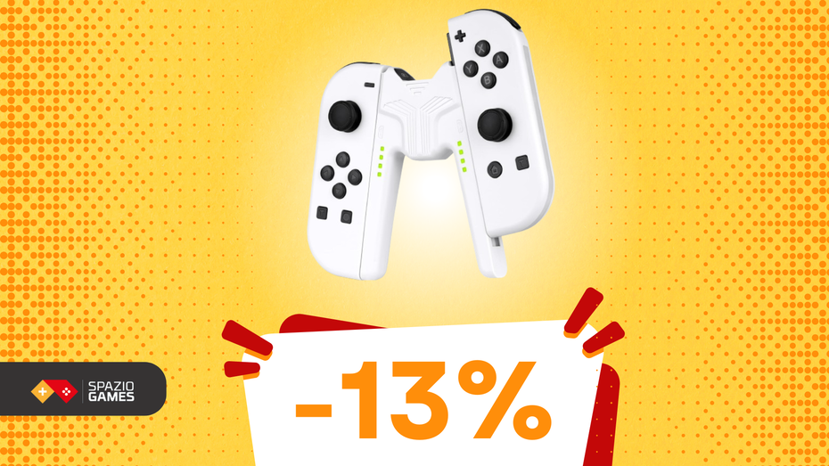 Immagine di Ricarica i tuoi Joy-Con mentre giochi con questo accesorio, oggi SCONTATO!