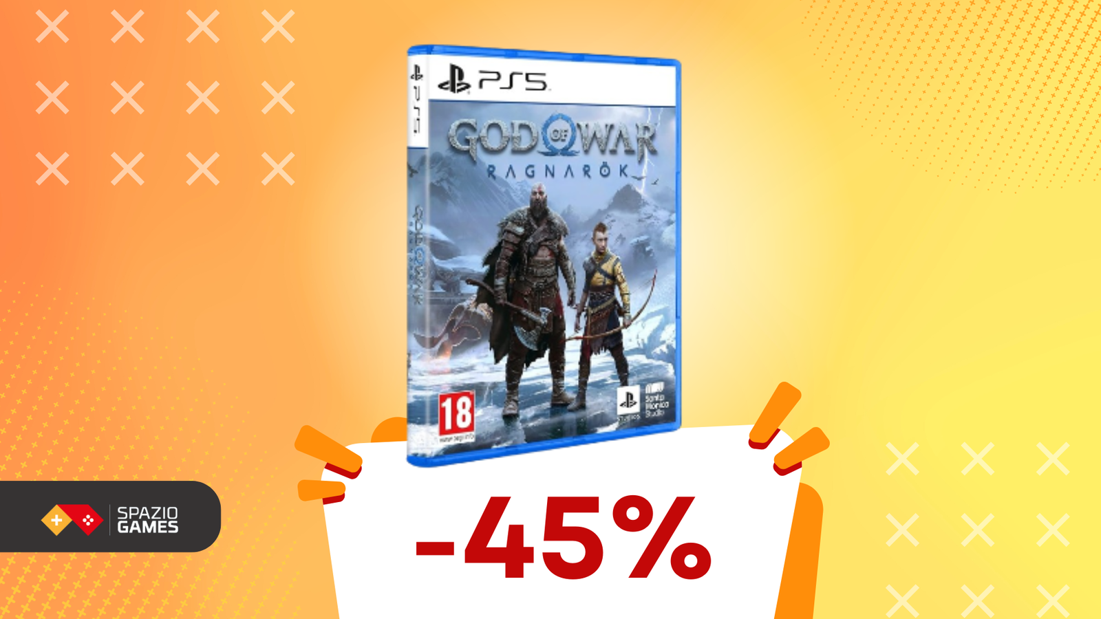 Sconto epico del 45%: scatenati con God of War Ragnarok a soli 45€!