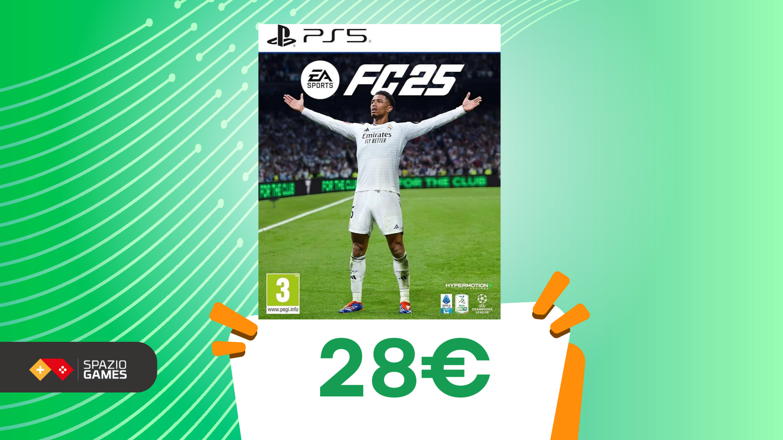 Promo da Champions: FC 25 per PS5 al minimo storico di soli 28€!