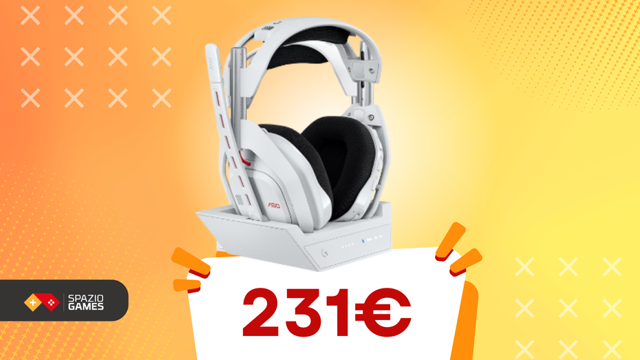 Immagine di Oggi si gioca sul serio: cuffie Logitech Astro A50 al MINIMO STORICO!