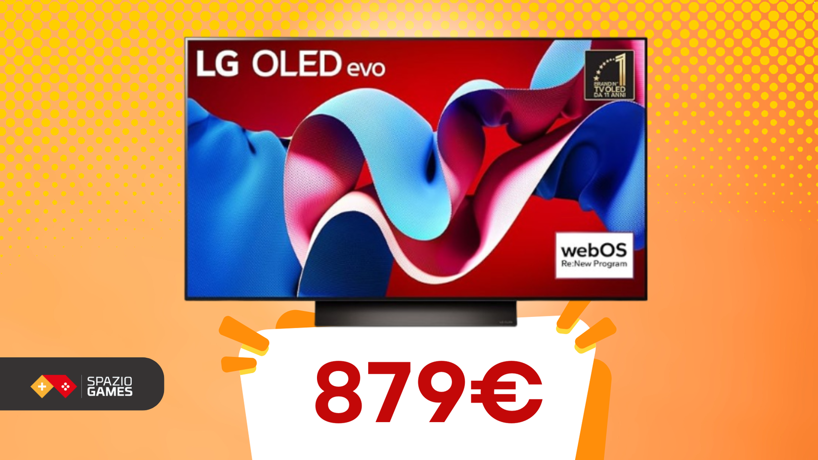 -41% e la smart TV LG OLED evo 48'' scende al MINIMO STORICO!
