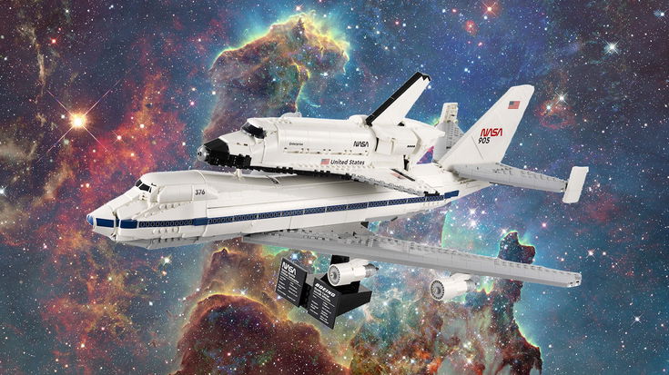 LEGO ricrea lo storico Shuttle Carrier al Paris Air Show