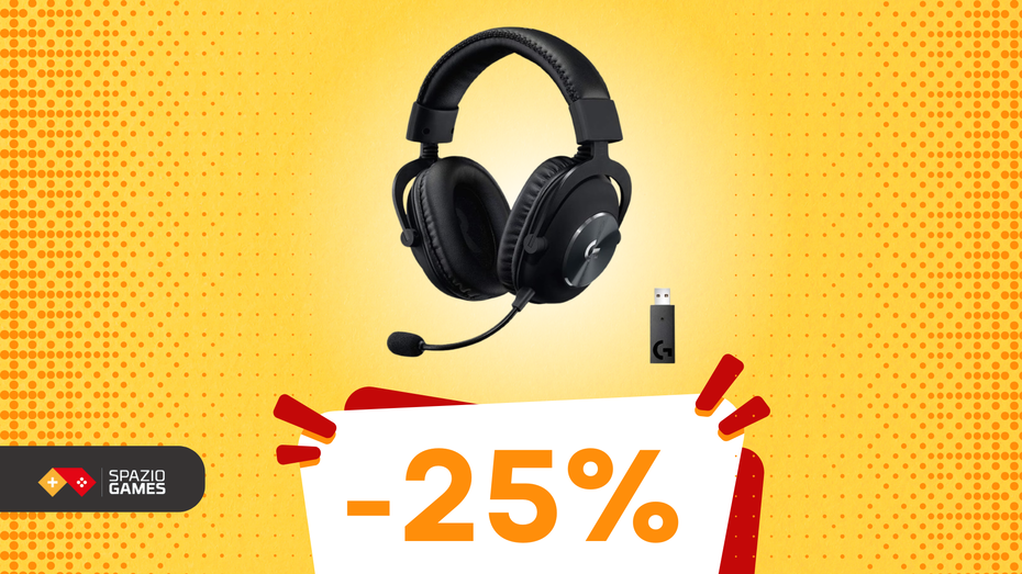 Immagine di SCONTO SHOCK: Logitech G PRO X Wireless LIGHTSPEED a MENO DI 100€!
