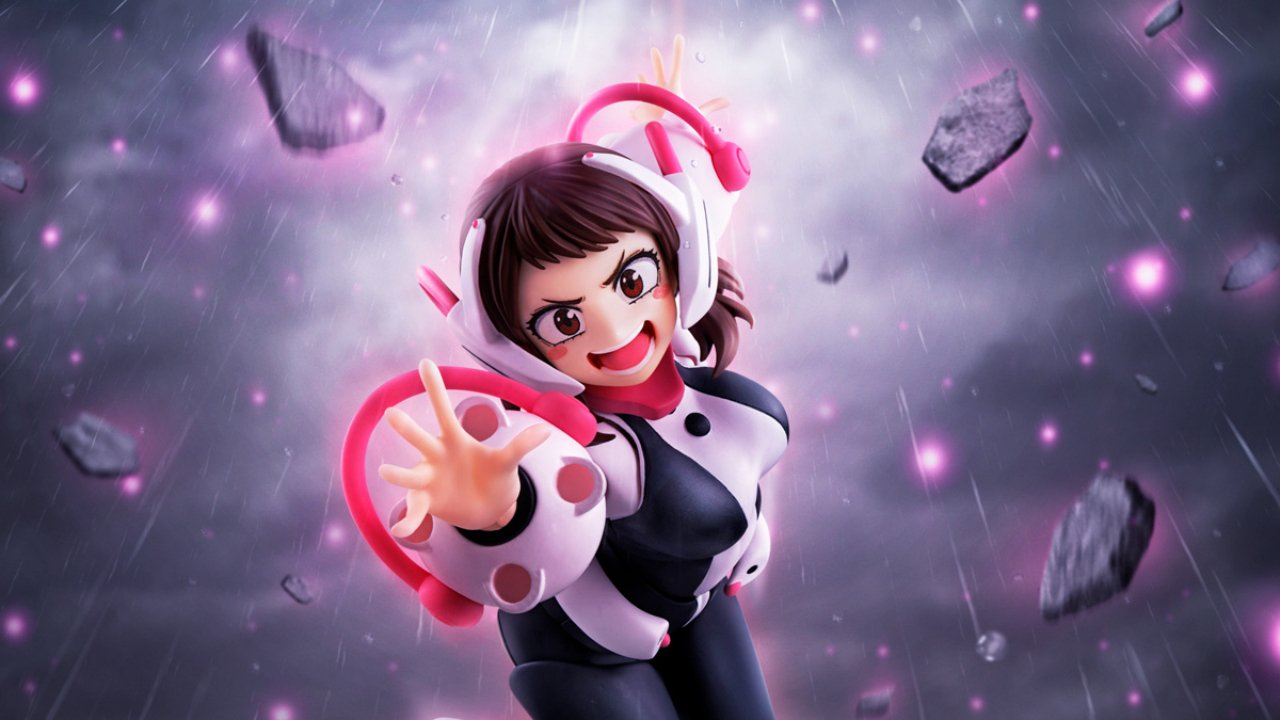 Ochaco Uraraka sfida la gravità con la nuova SH Figuarts