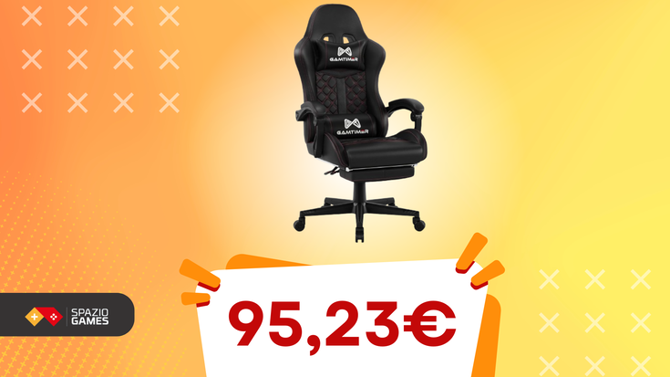 Sedia gaming Gamtimer a MENO DI 100€: comfort e stile a un PREZZO IMBATTIBILE!