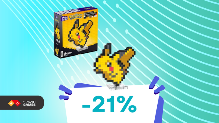 Pikachu in formato pixel: costruiscilo pezzo dopo pezzo a soli 16€!