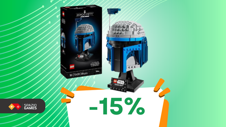 Star Wars da collezione: il casco LEGO di Jango Fett oggi a 64€!