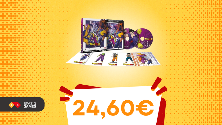 Immagine di Dragon Ball Super: Super Hero, la battaglia definitiva in 4K ora in SCONTO!