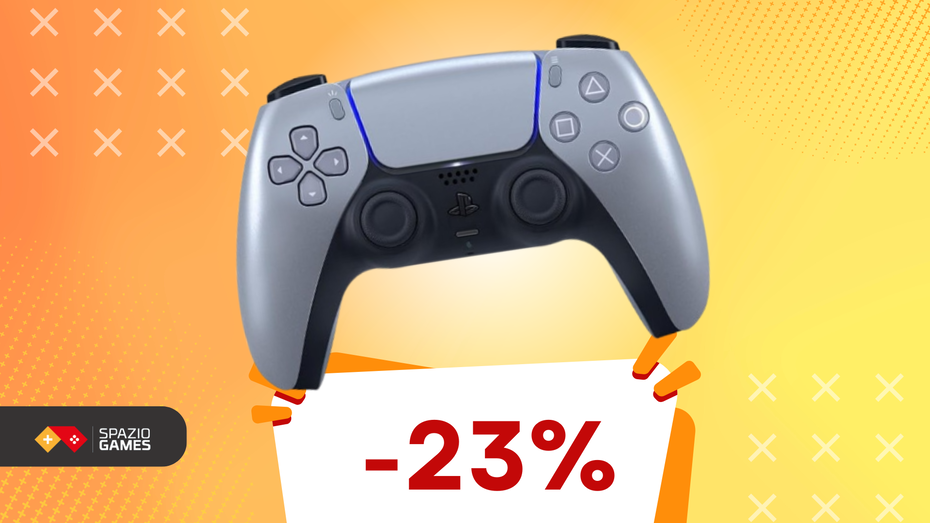 Immagine di DualSense Sterling Silver a 60€: il controller più stiloso!