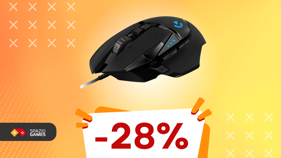 Immagine di Logitech G502 HERO, mouse gaming eccellente a un SUPER PREZZO!