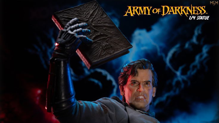 Ash Williams pronto alla battaglia nella spettacolare statua di Infinite Statue