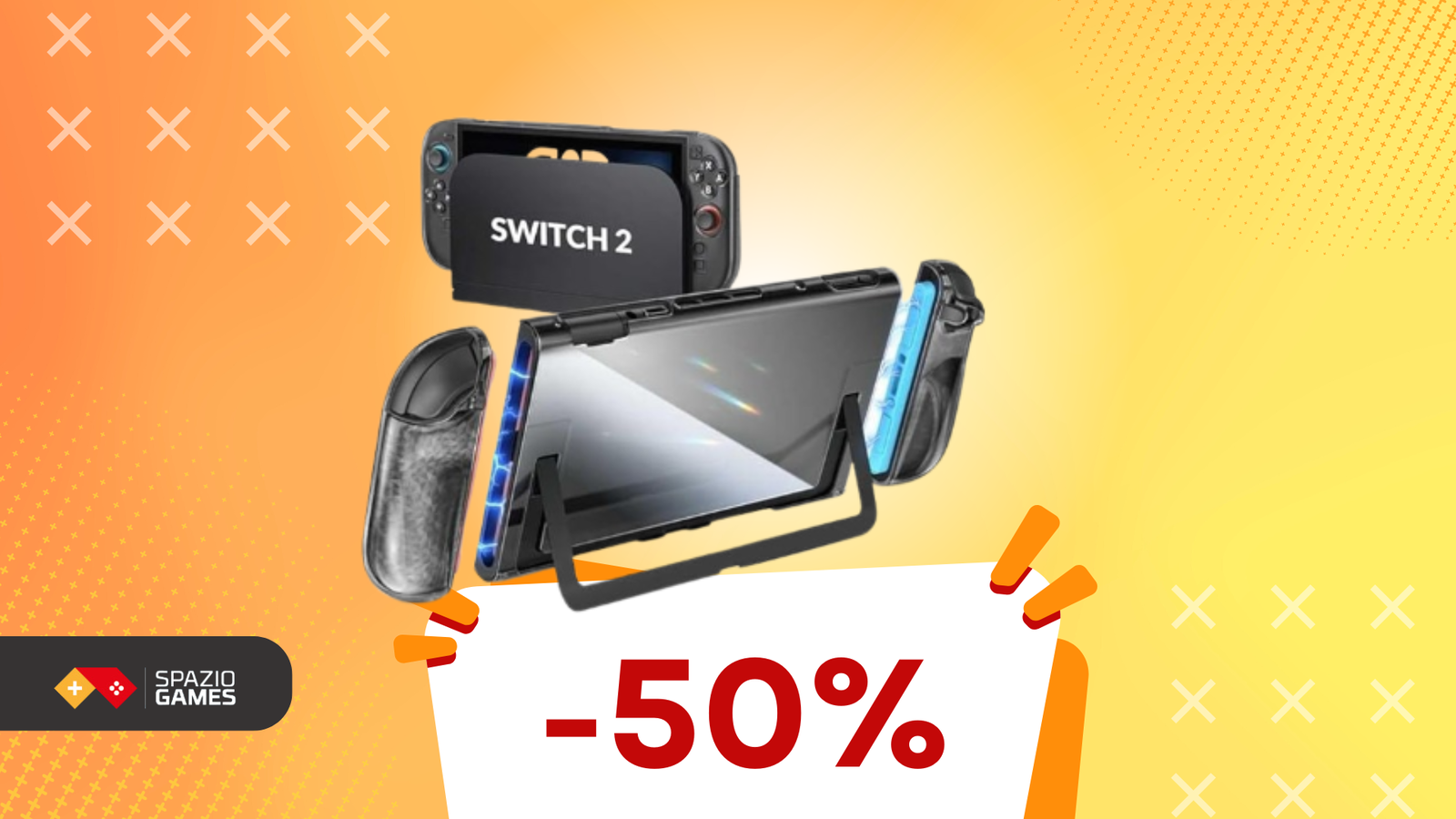 Proteggi la tua Switch 2 con stile: questa custodia è tua a soli 8€!